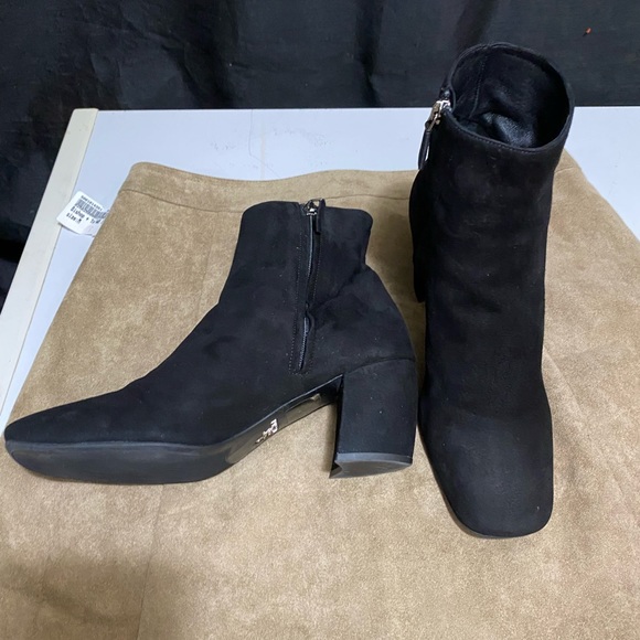 Prada Milano Ankle Boots Women Suede Black made in Italy size 7 - Picture 5 of 13